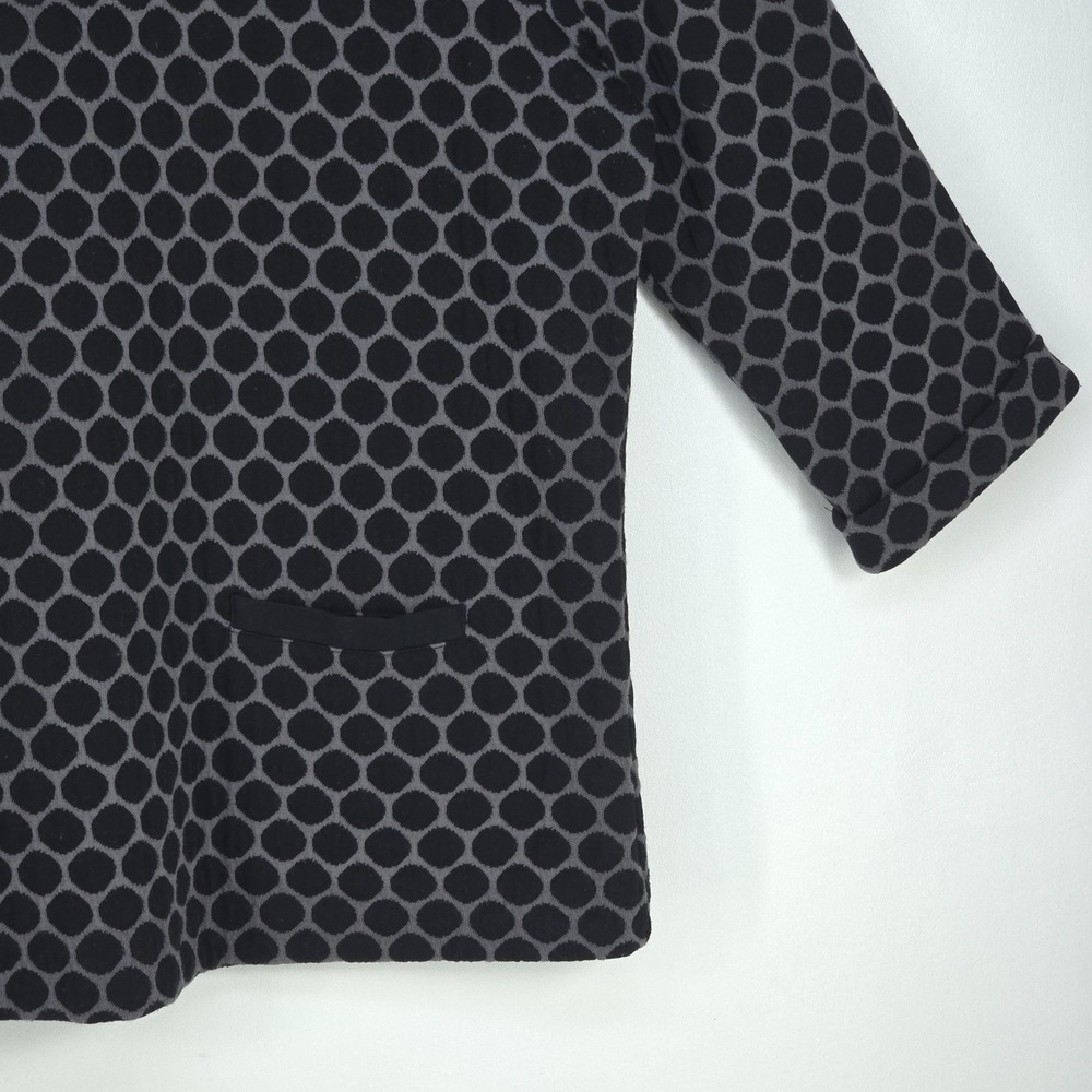 Boden Polka Dot Knit Sweater Womens 12 Preppy Retro Mod Office Old Money Quiet - Picture 12 of 16